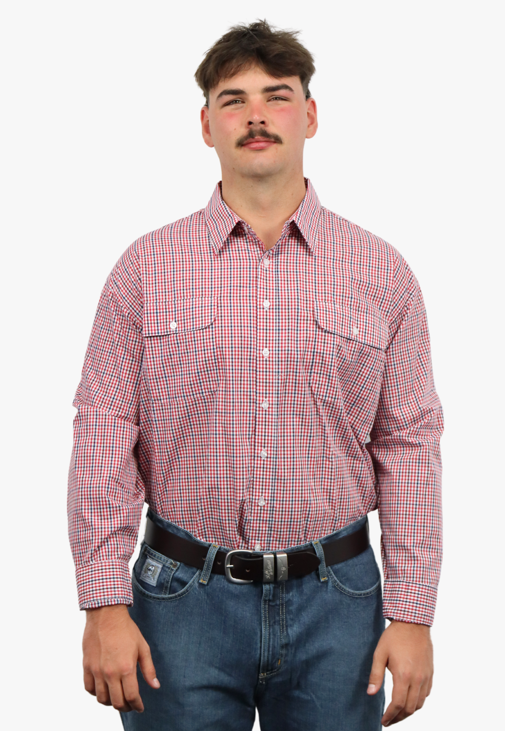 Bisley Mens Long Sleeve Checked Shirt