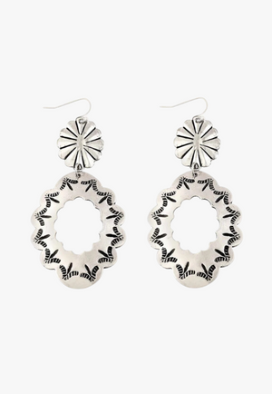 Myra Concho Medallion Earrings