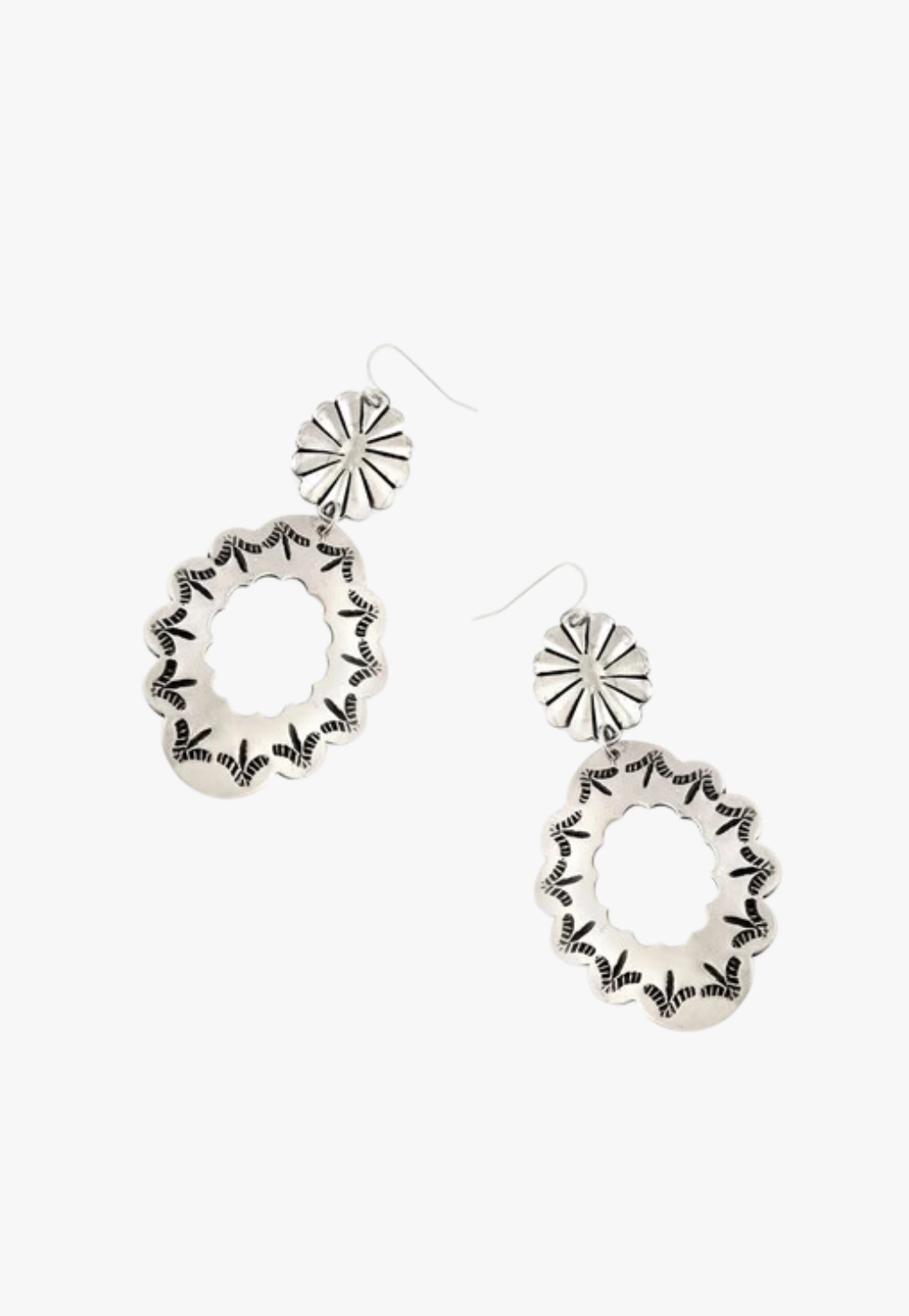 Myra Concho Medallion Earrings