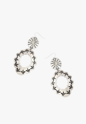 Myra Concho Medallion Earrings