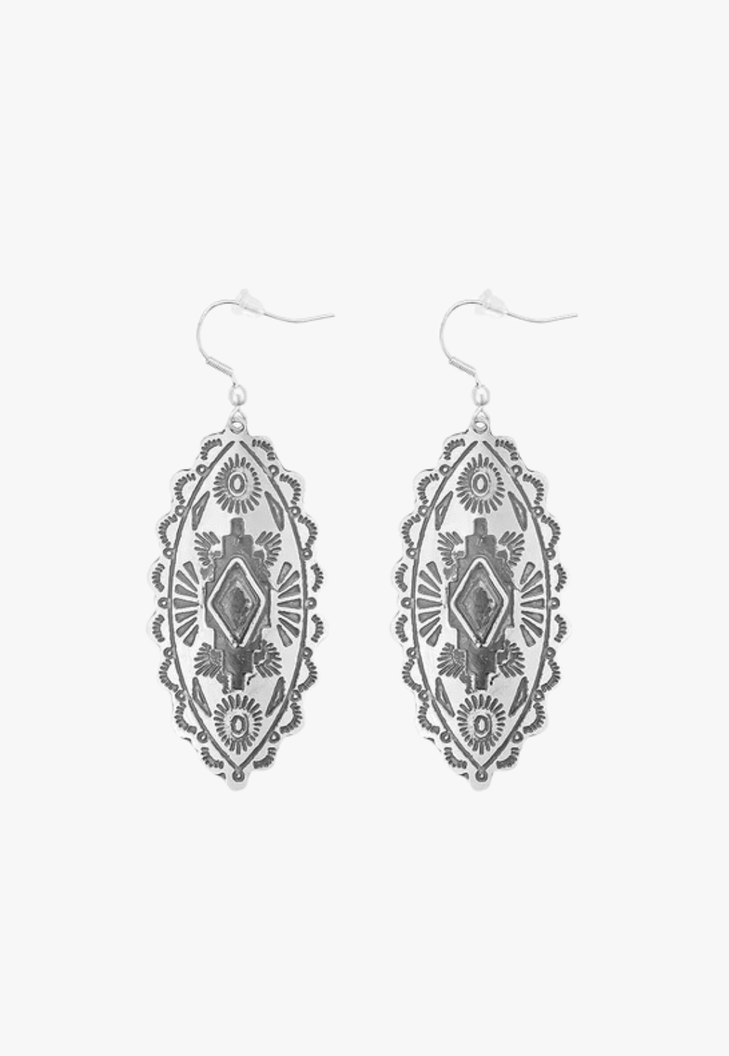 Myra Heritage Shield Earrings