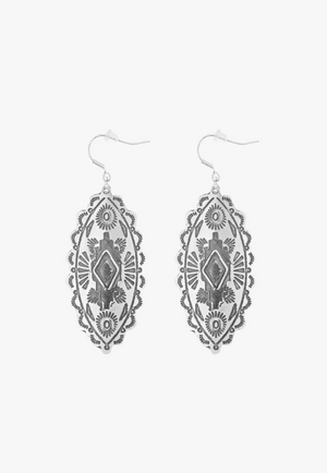 Myra Heritage Shield Earrings