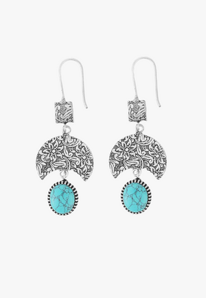 Myra Wolf Moon Earrings