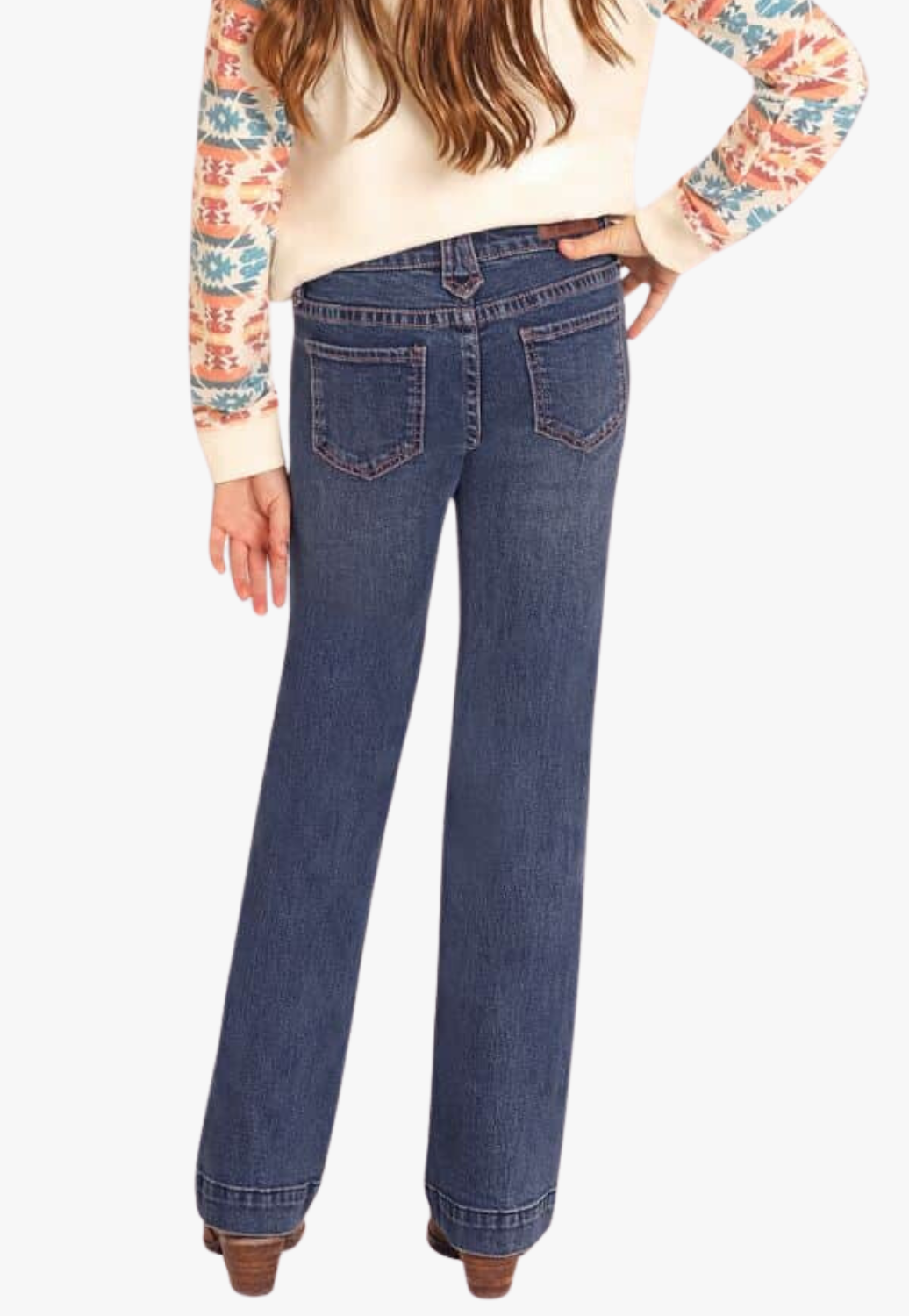 Rock and Roll Girls Diamond Loop Trouser Jeans