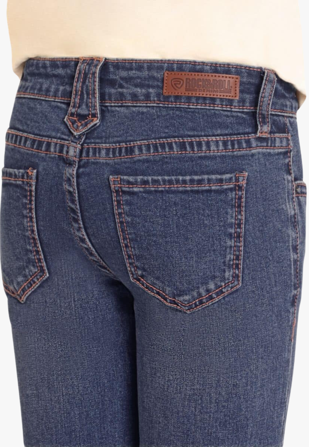 Rock and Roll Girls Diamond Loop Trouser Jeans