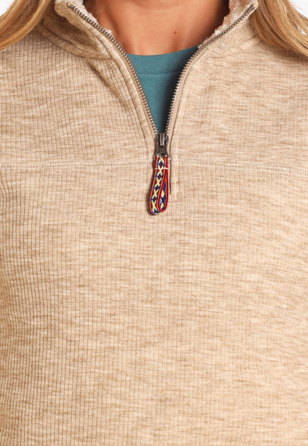 Rock and Roll Womens Powder River Berber Lined Pullover