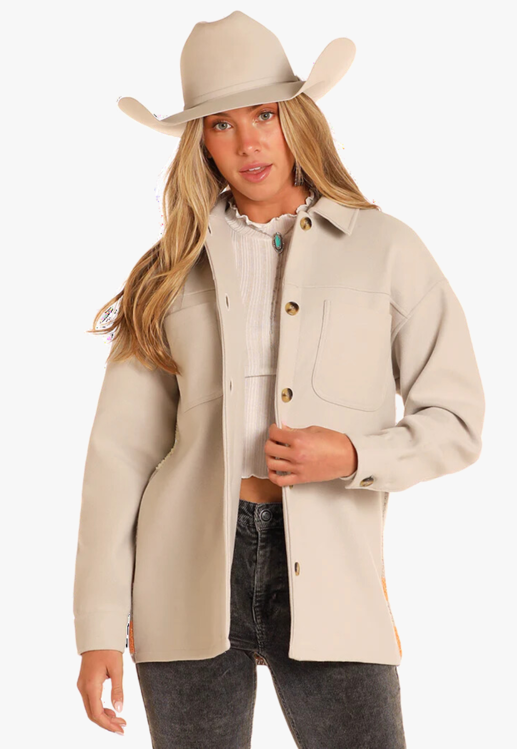 Rock and Roll Womens Knit Aztec Jacket