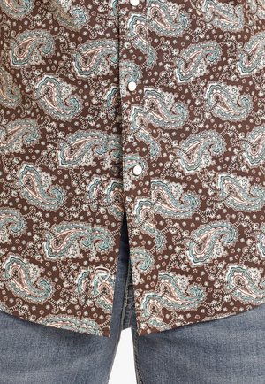Rock and Roll Mens Woven Long Sleeve Shirt