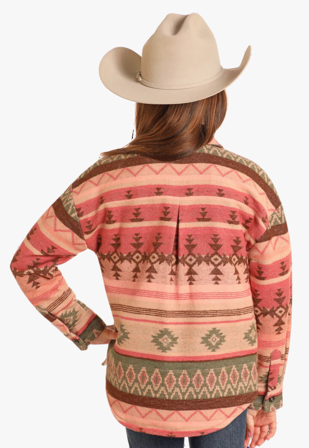 Rock and Roll Girls Aztec Sherpa Jacket