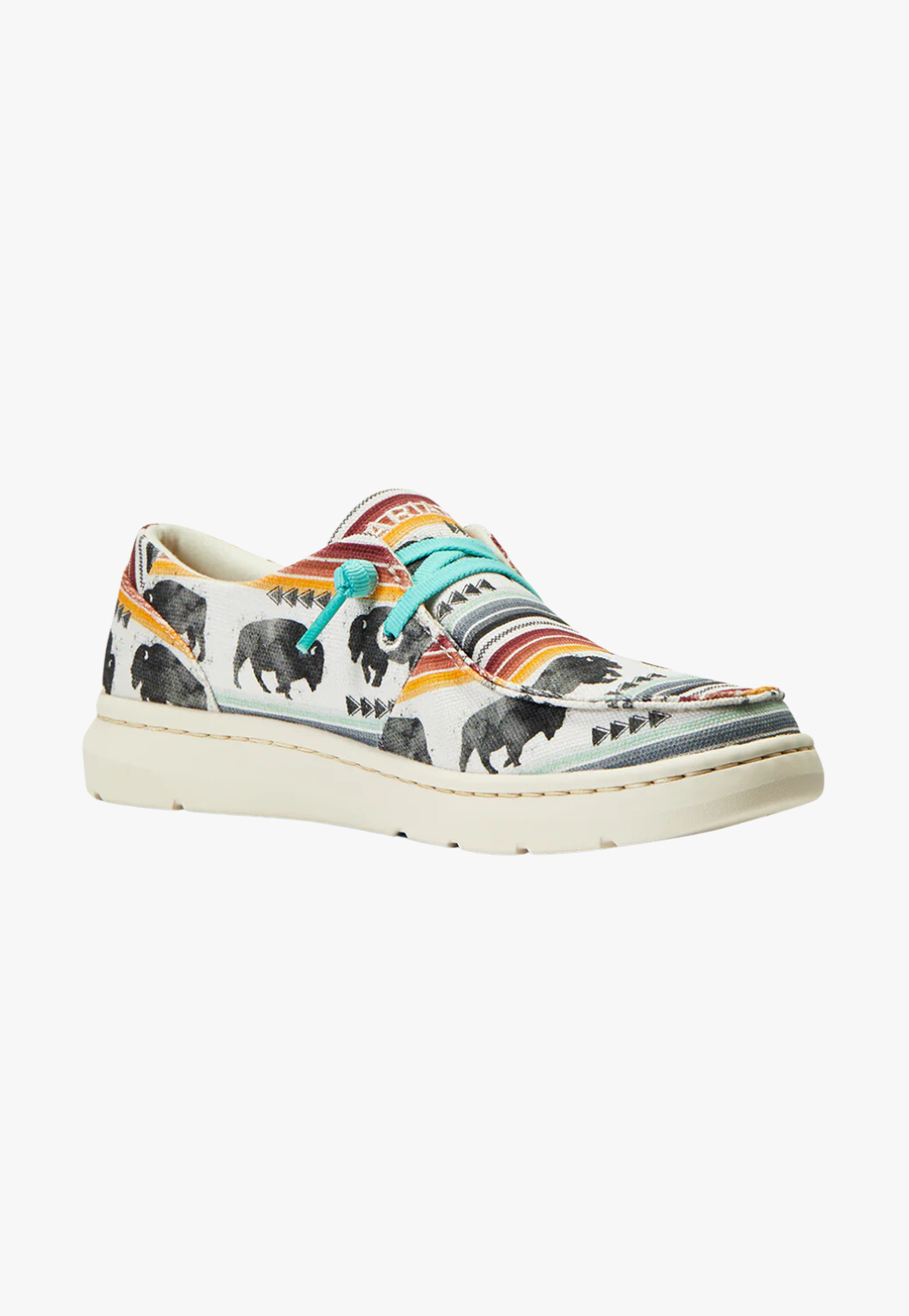 Ariat Womens Buffalo Print Hilo Shoe