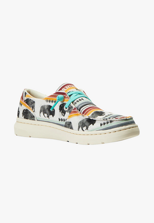 Ariat Womens Buffalo Print Hilo Shoe