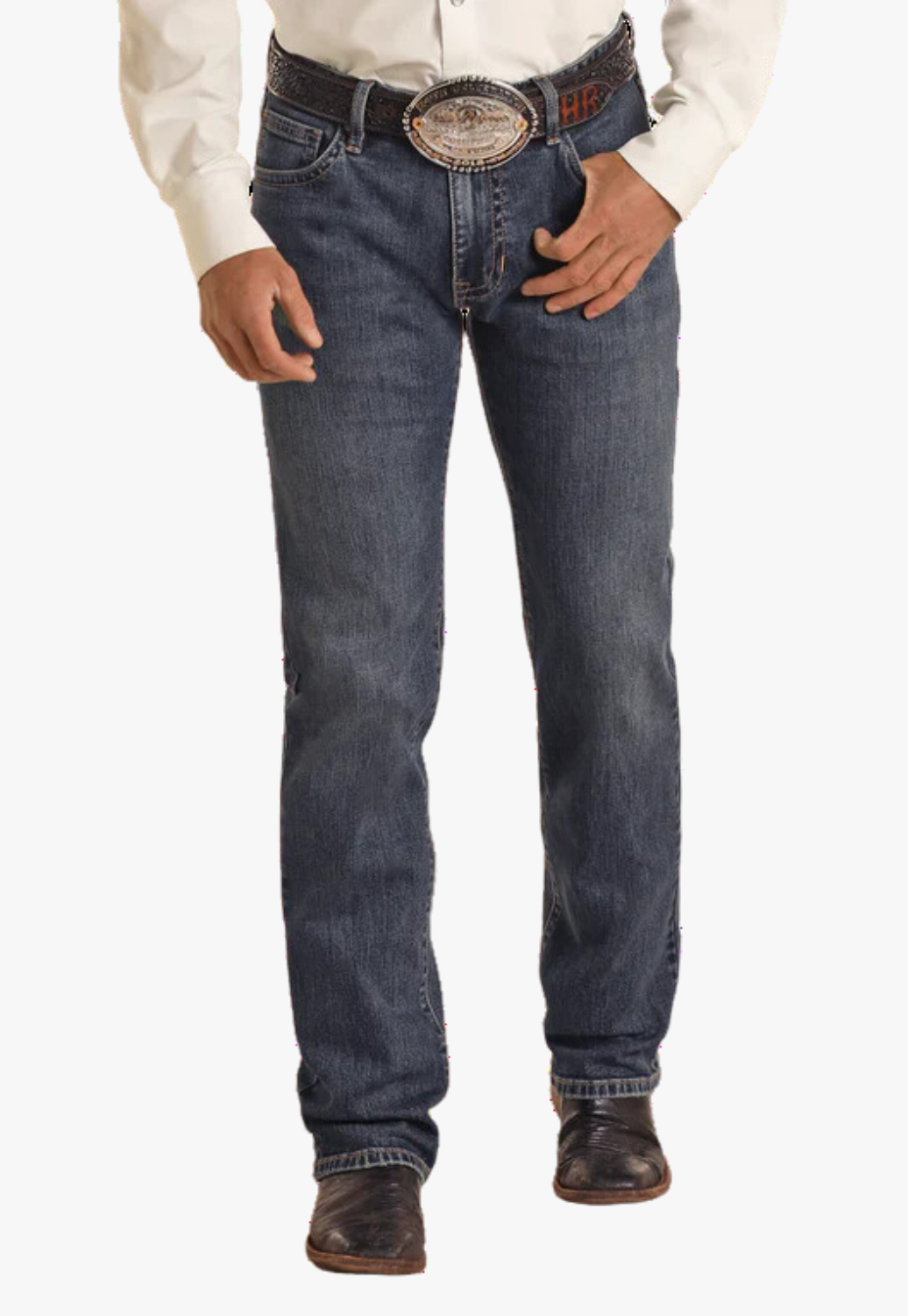 Rock & Roll Mens Vintage 46 Revolver Slim Fit Straight Jean