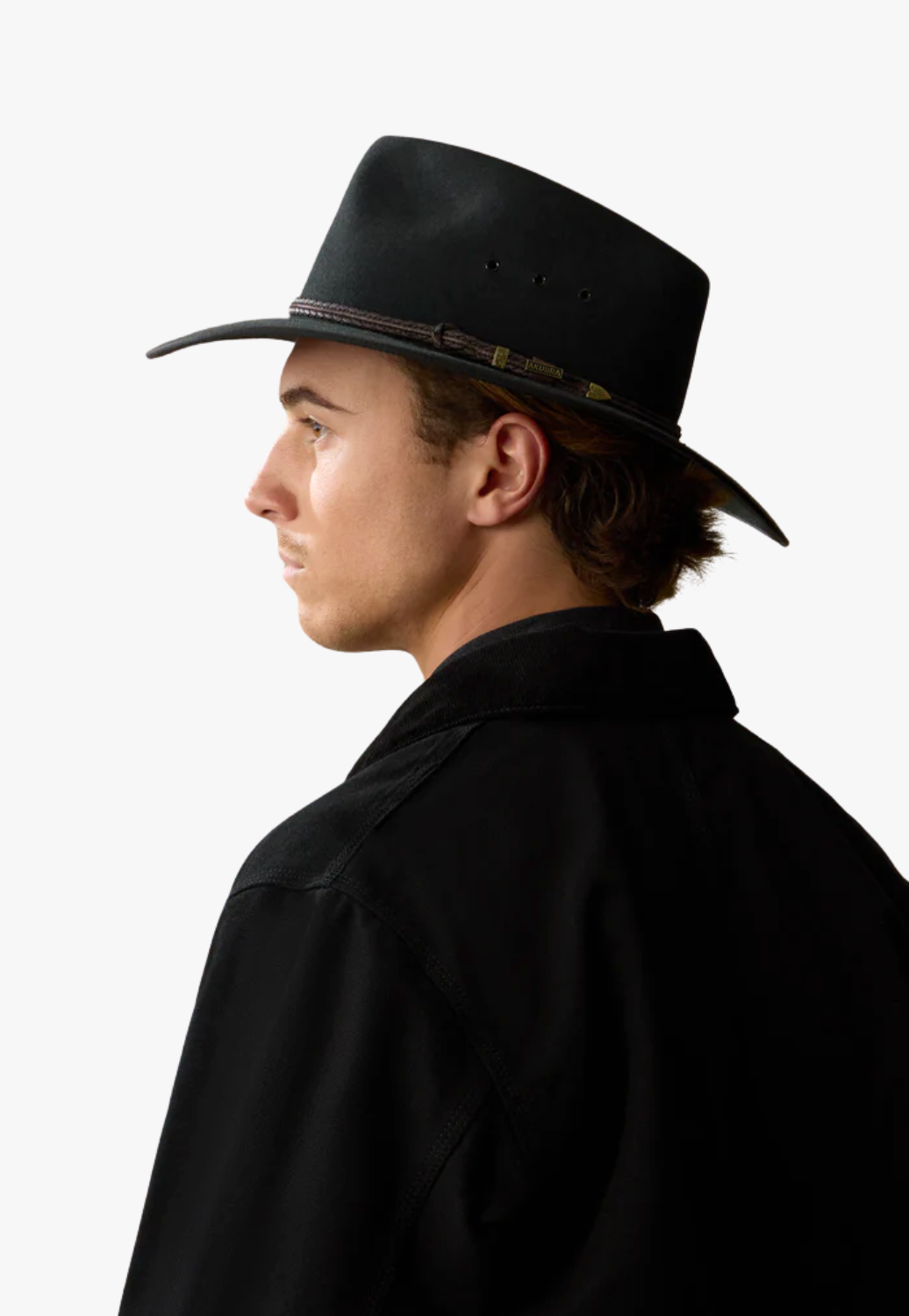 Akubra Cattleman Felt Hat Graphite Grey