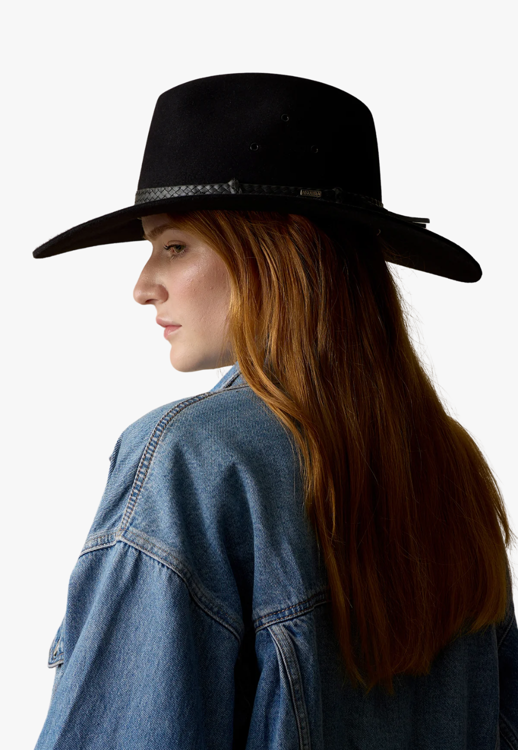 Akubra Riverina Felt Hat Black