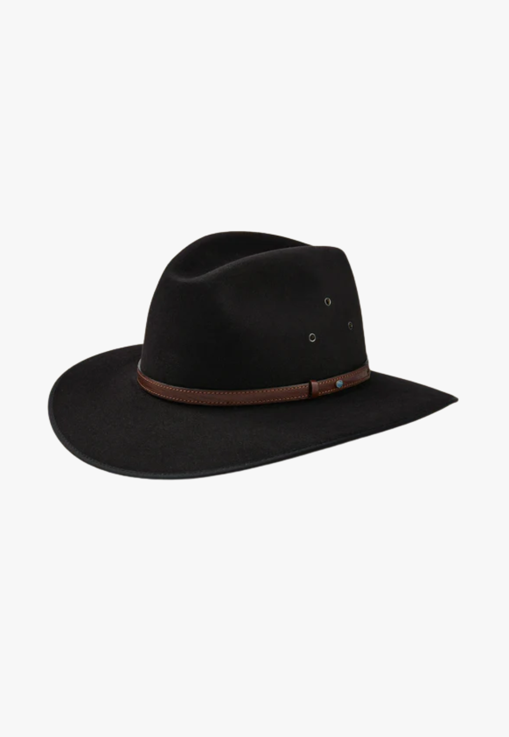 Akubra Coober Pedy Felt Hat Black