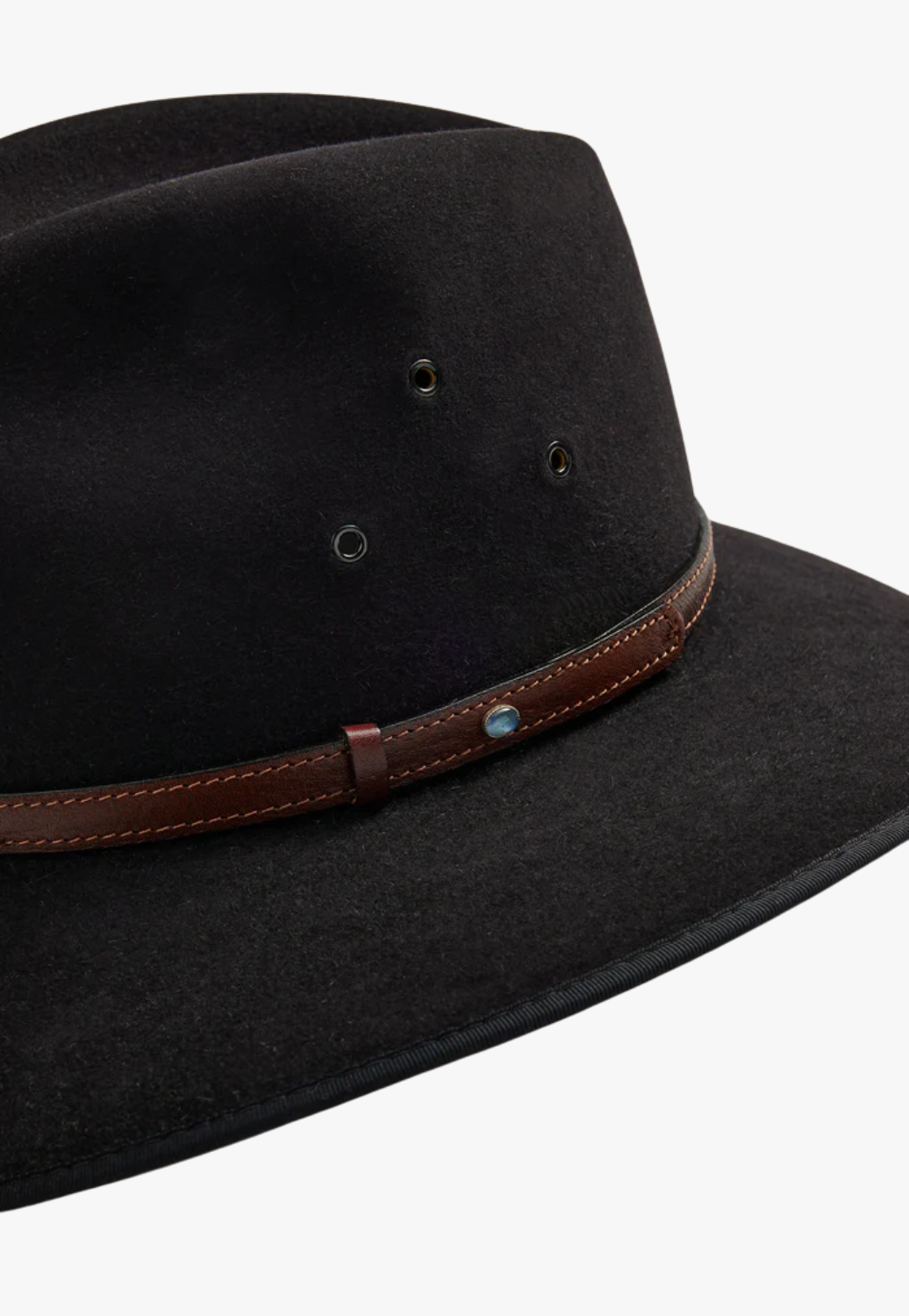 Akubra Coober Pedy Felt Hat Black