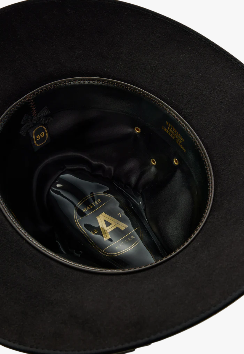 Akubra Coober Pedy Felt Hat Black