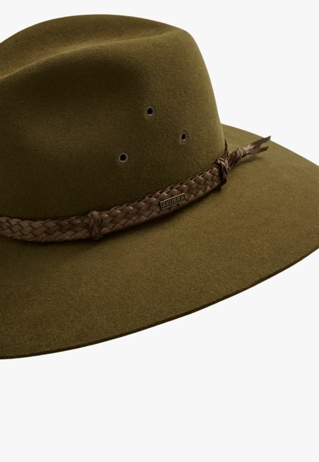 Akubra Riverina Felt Hat Khaki