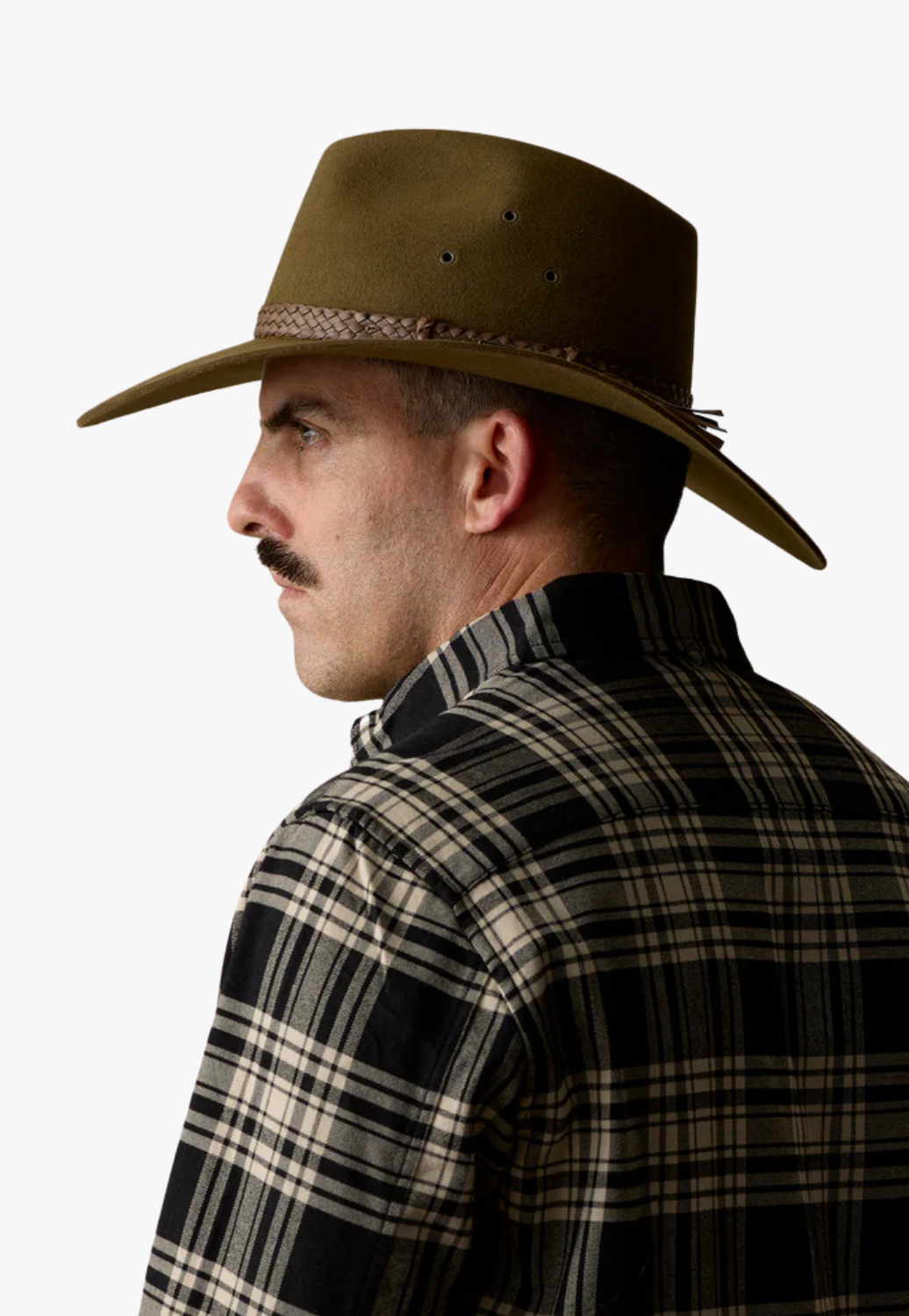 Akubra Riverina Felt Hat Khaki