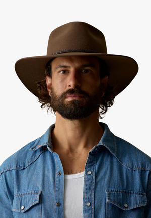 Akubra Cattleman Felt Hat Fawn