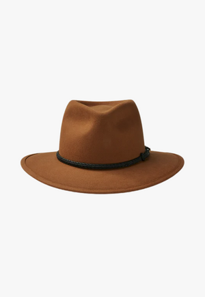 Akubra Traveller Felt Hat Rust