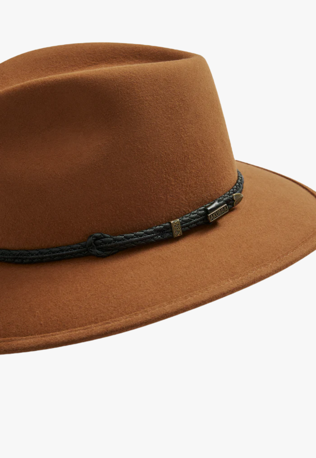 Akubra Traveller Felt Hat Rust