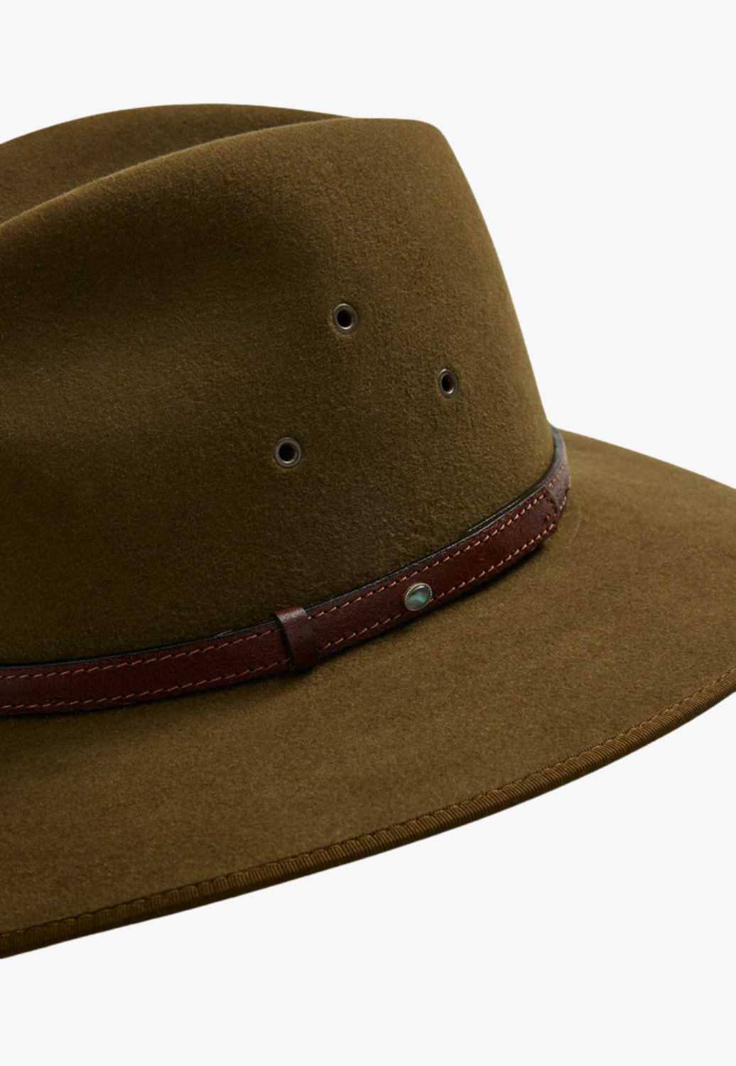 Akubra Coober Pedy Felt Hat Khaki
