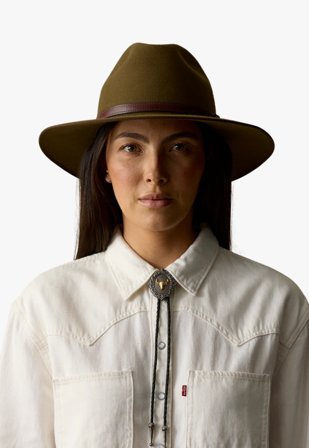 Akubra Coober Pedy Felt Hat Khaki