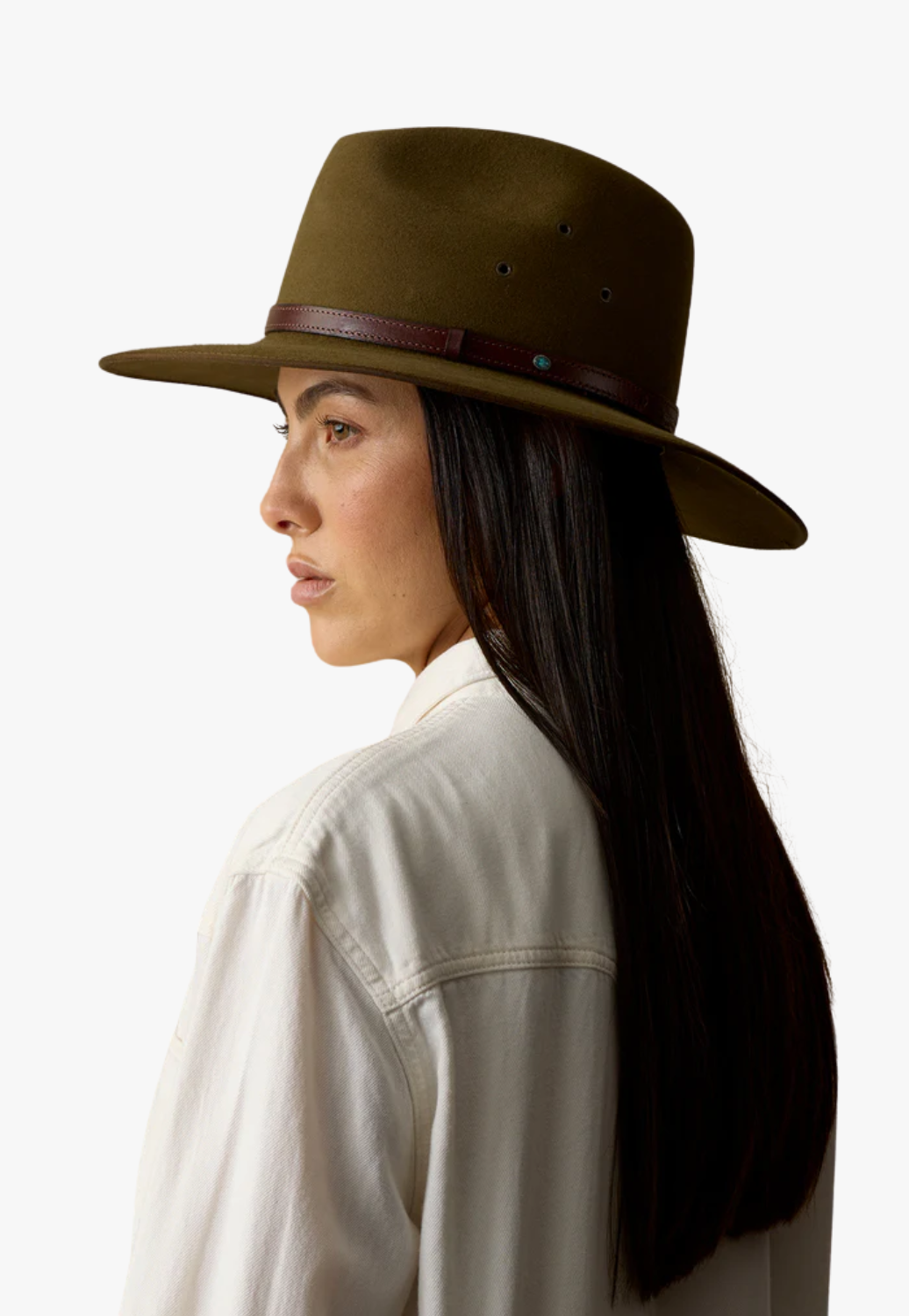 Akubra Coober Pedy Felt Hat Khaki