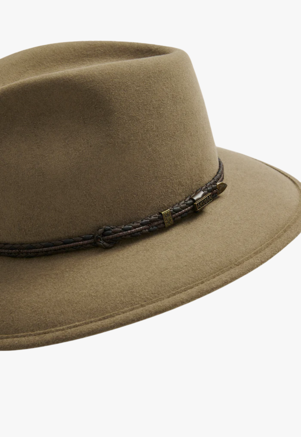 Akubra Traveller Felt Hat Bran