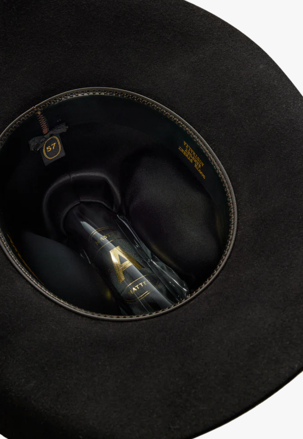 Akubra Rough Rider Felt Hat Black