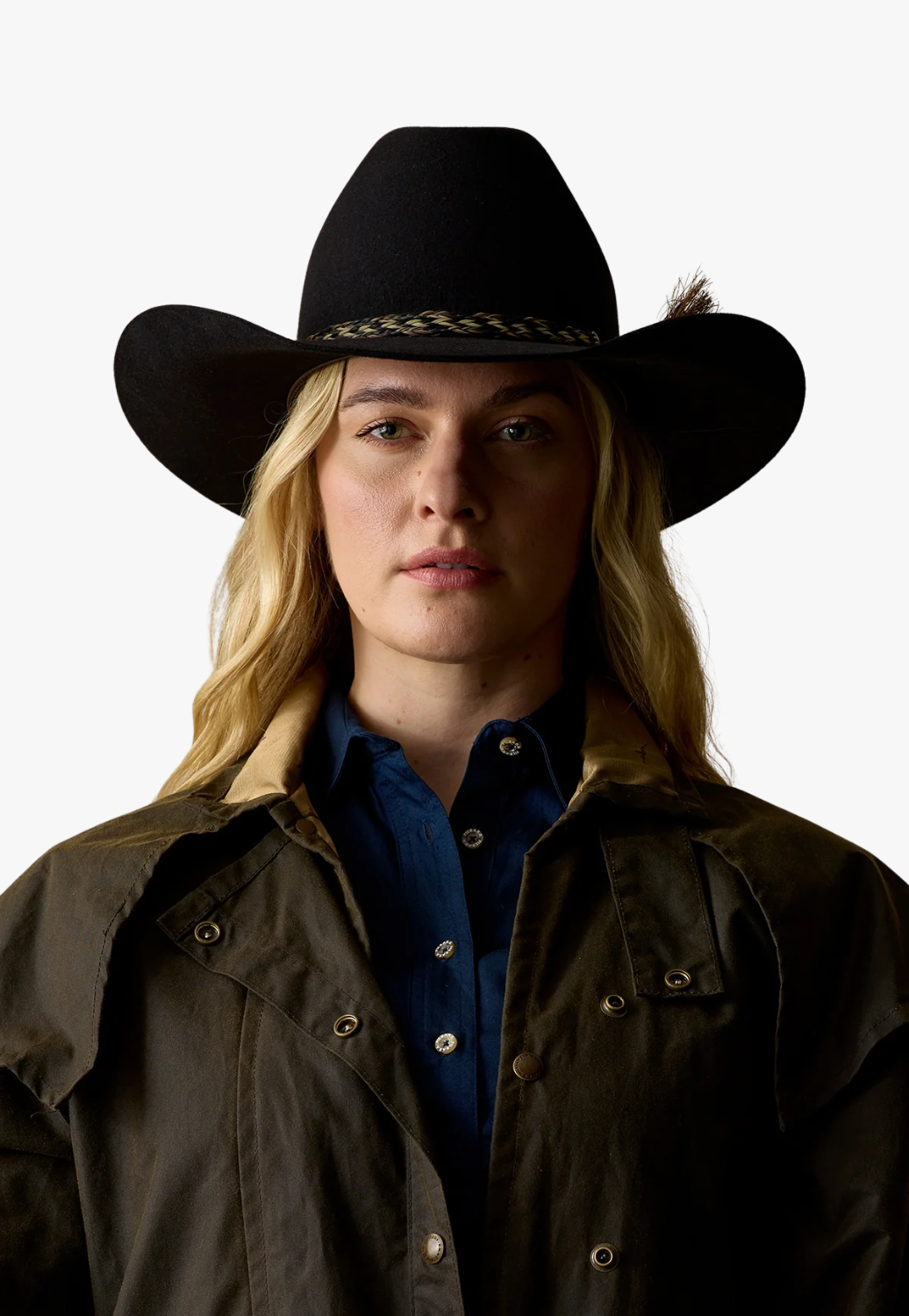 Akubra Rough Rider Felt Hat Black