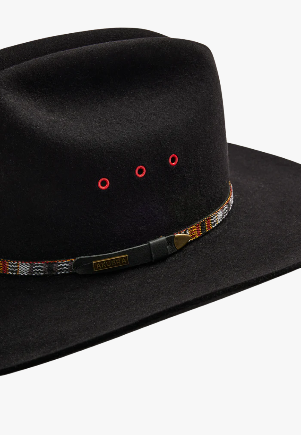 Akubra Bronco Felt Hat Black