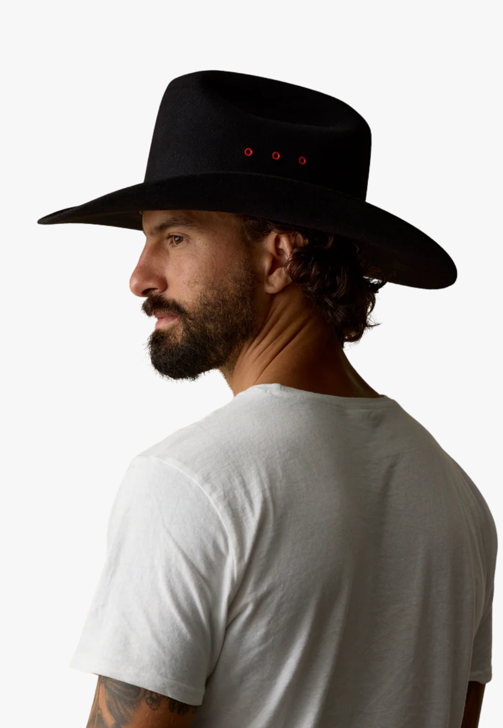 Akubra Bronco Felt Hat Black