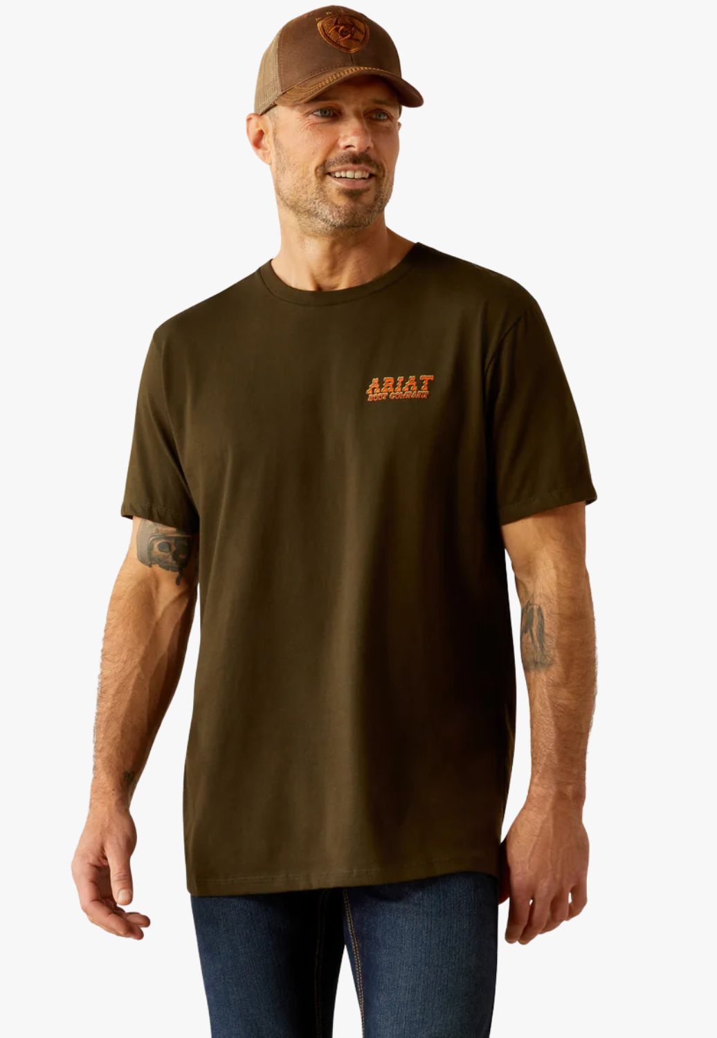 Ariat Mens Armadillo on a Half Shelf T-Shirt