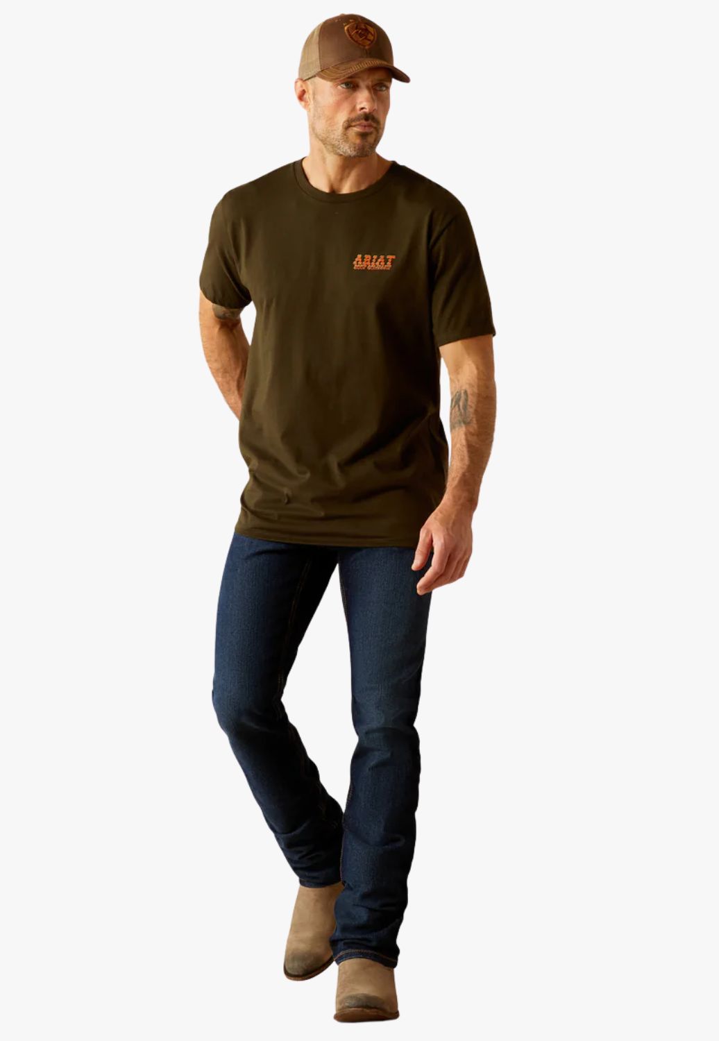 Ariat Mens Armadillo on a Half Shelf T-Shirt