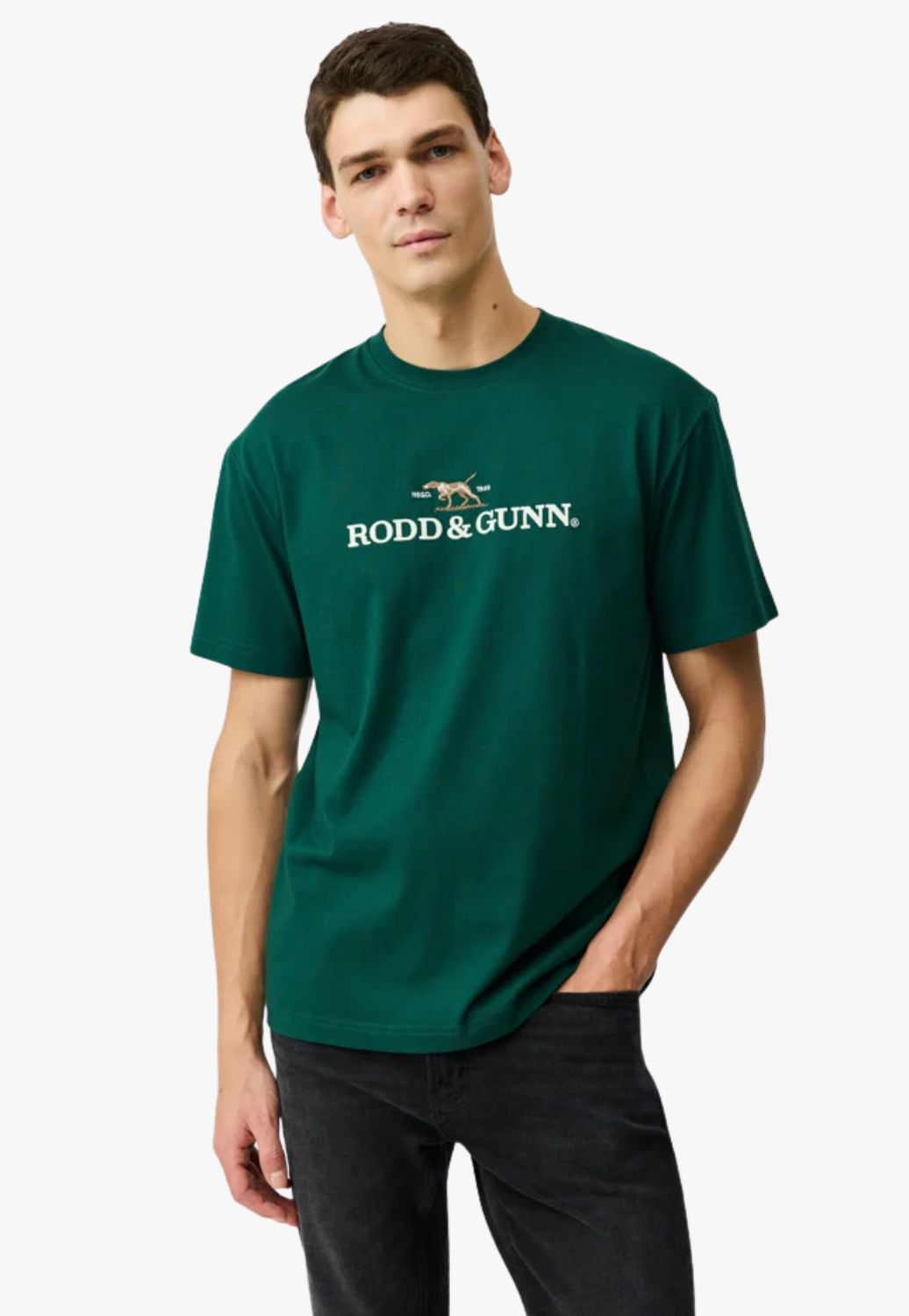 Rodd & Gunn Mens The Peaks Logo T-Shirt