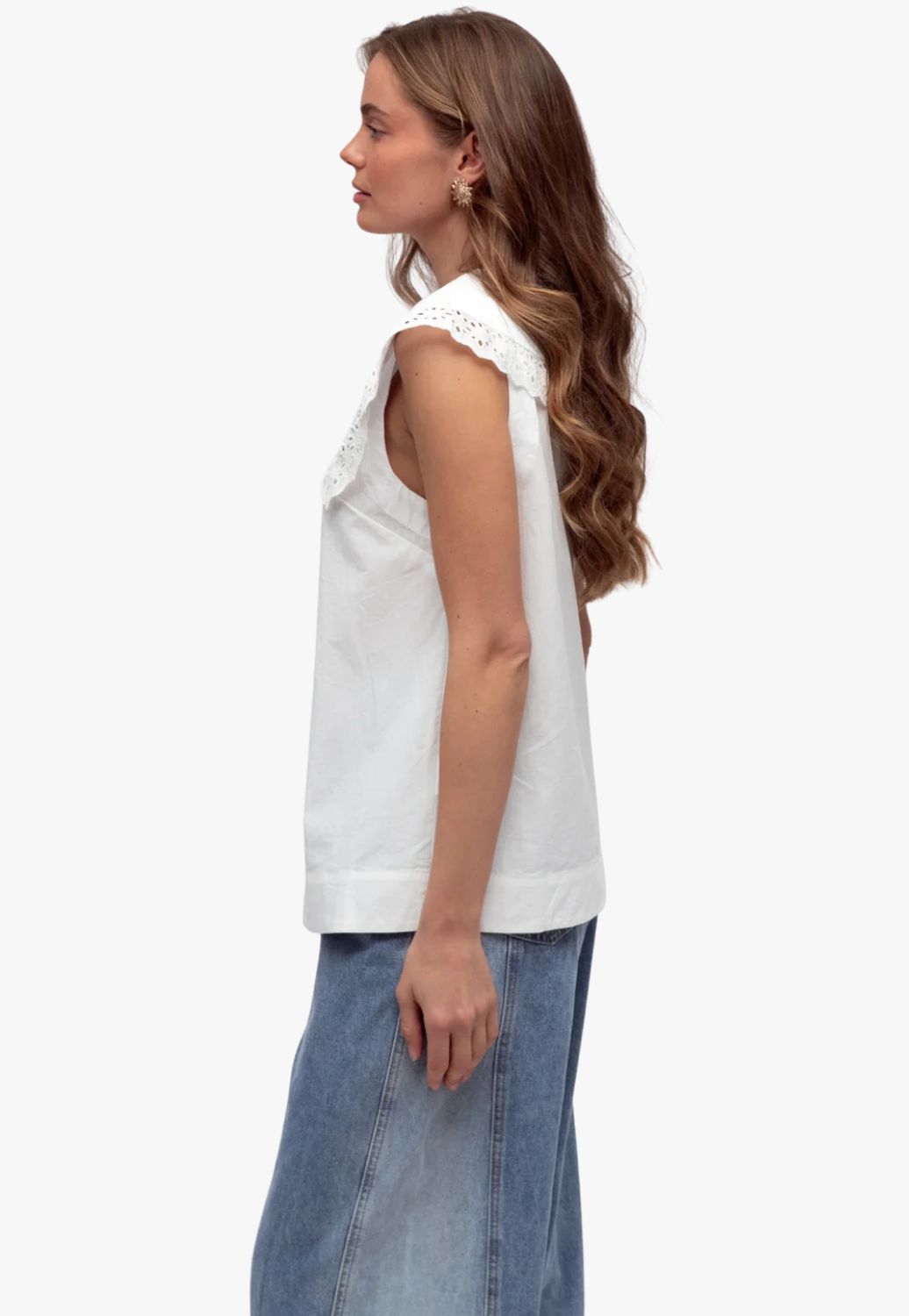 Paperheart Womens Abigail Peterpan Top