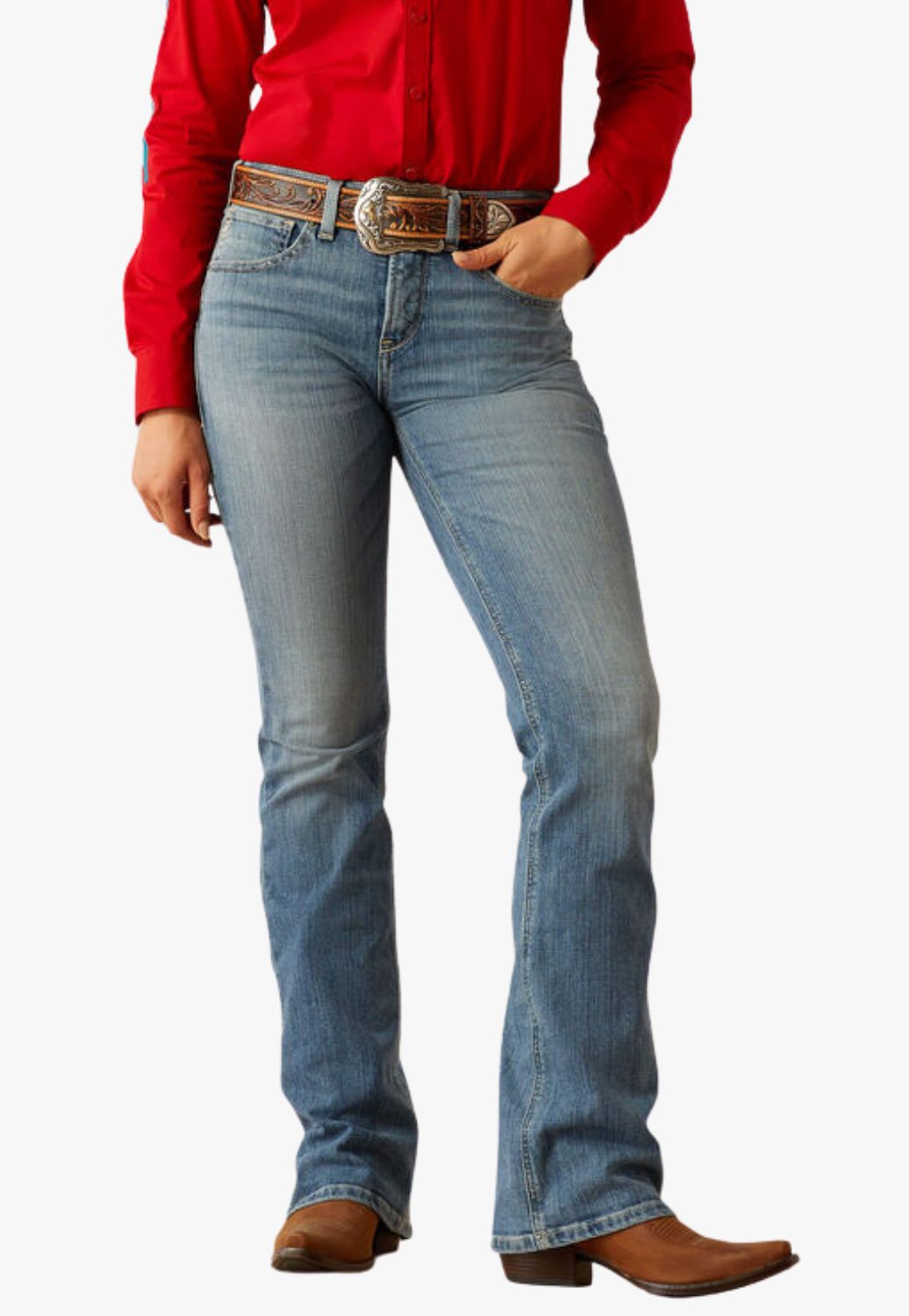 Ariat Womens High Rise Cecilia Boot Cut Jean