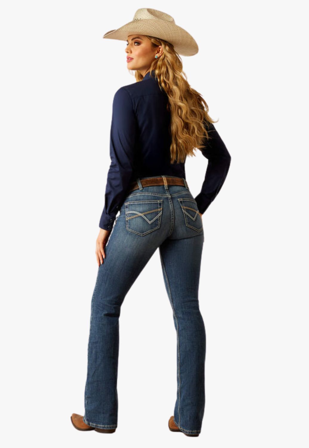 Ariat Womens Perfect Rise Byrdie Boot Cut Jeans