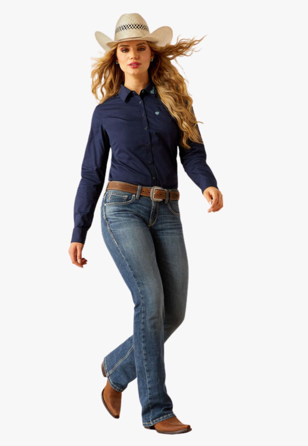 Ariat Womens Perfect Rise Byrdie Boot Cut Jeans