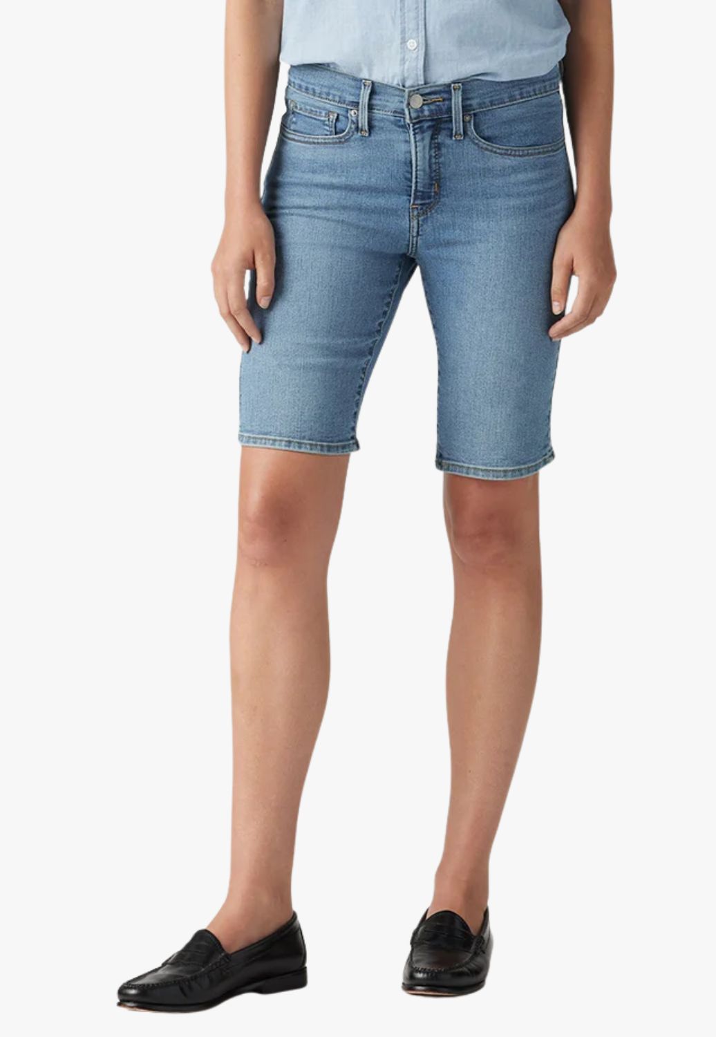 Levis Womens Shaping Bermuda Shorts