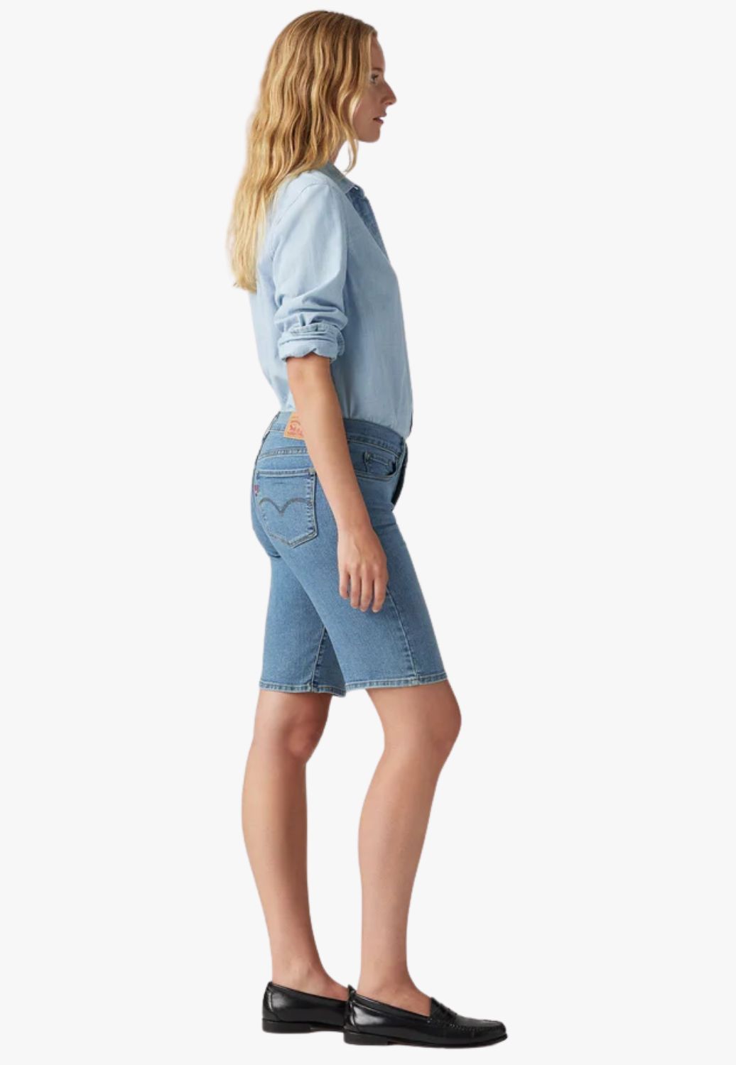 Levis Womens Shaping Bermuda Shorts