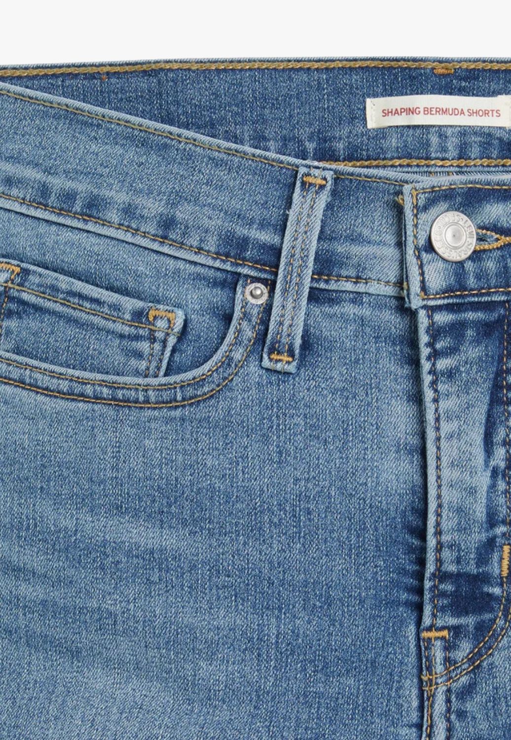 Levis Womens Shaping Bermuda Shorts