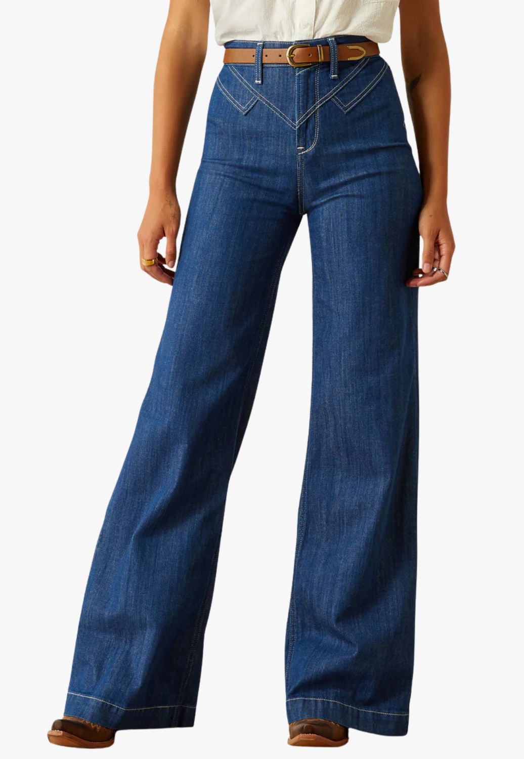 Ariat Womens Ultra High Rise Westie Wide Leg Jean