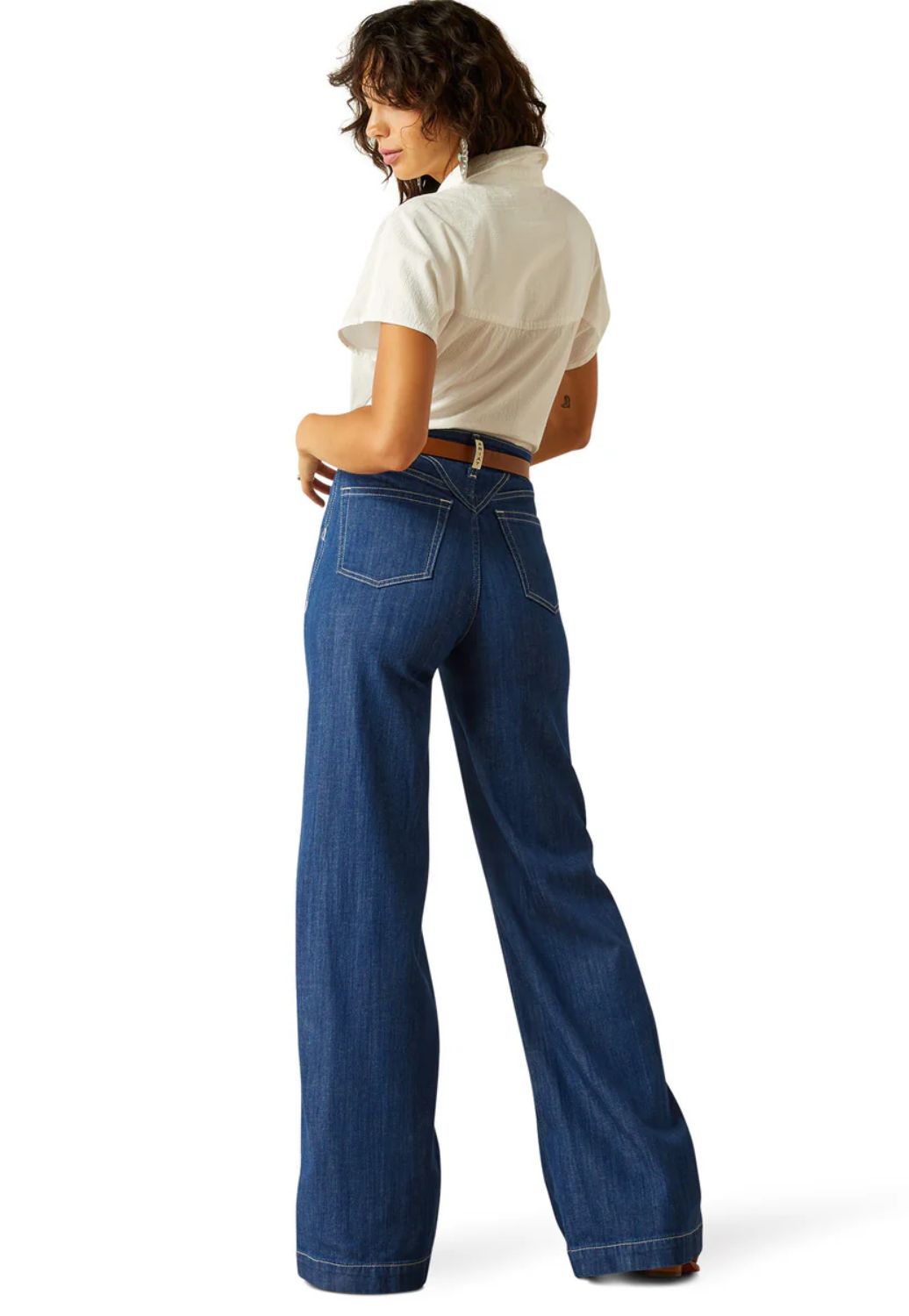 Ariat Womens Ultra High Rise Westie Wide Leg Jean