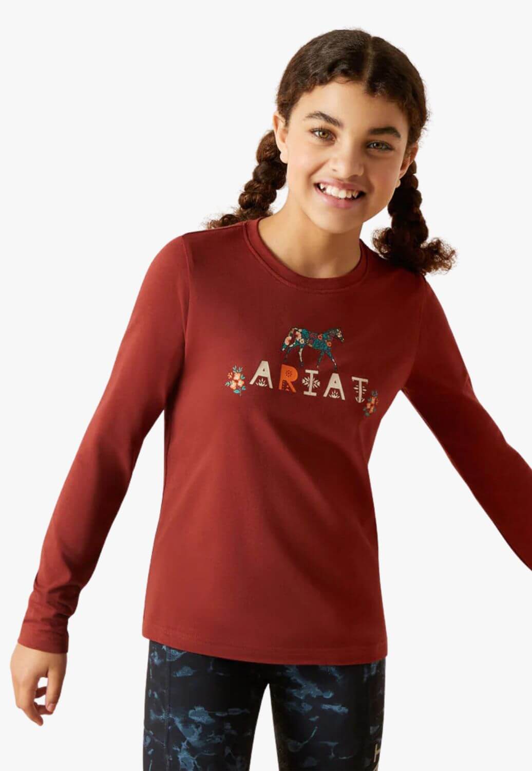 Ariat Girls Blosson Long Sleeve T-Shirt
