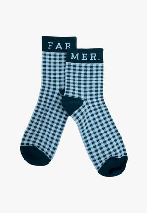 Whitney Spicer Check Socks