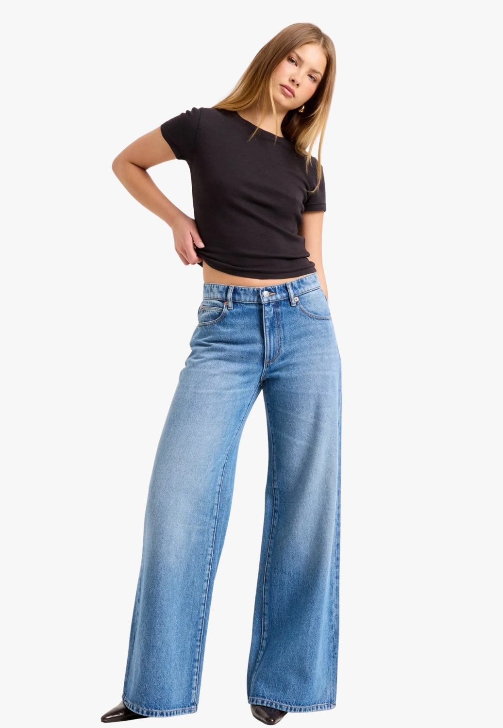 Rollas Womens Frankie Loose Jean