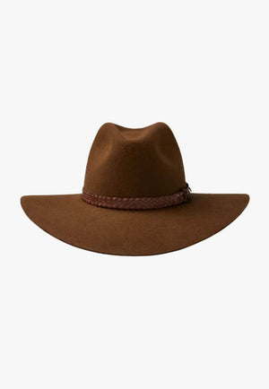 Akubra Riverina Felt Hat Coffee